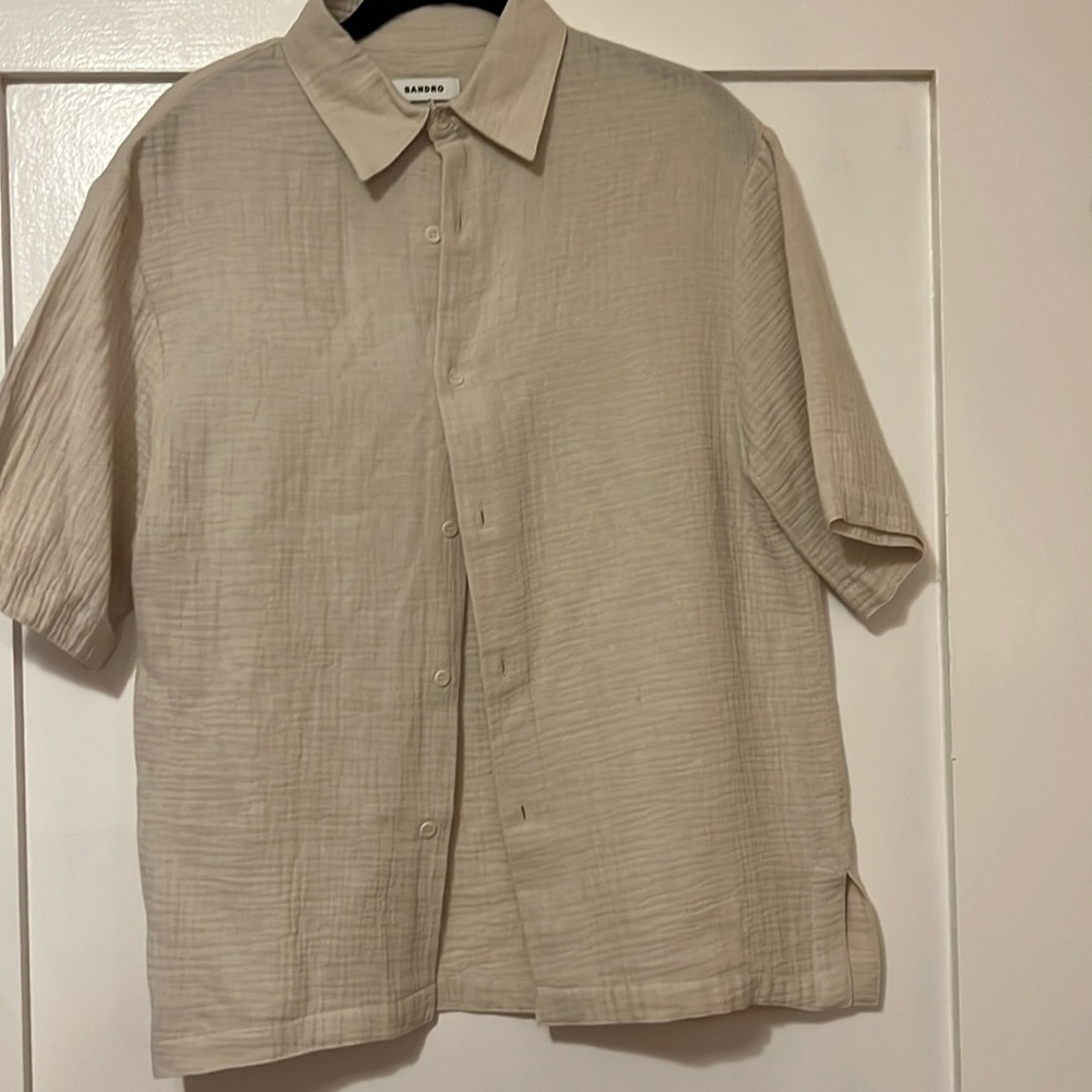 Sandro 
BUTTON-FRONT SHIRT